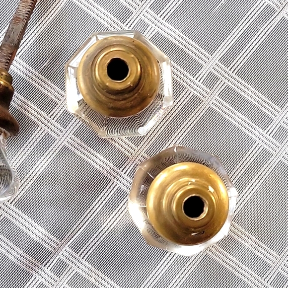 Vintage Glass Doorknobs - 3 - Picture 5 of 6